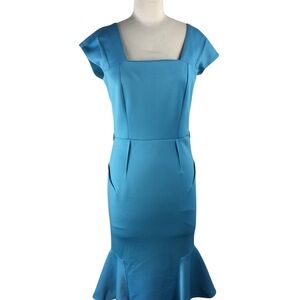 Miusol Women's Blue Midi Dress, Size Medium - Wiggle Dress -NWT